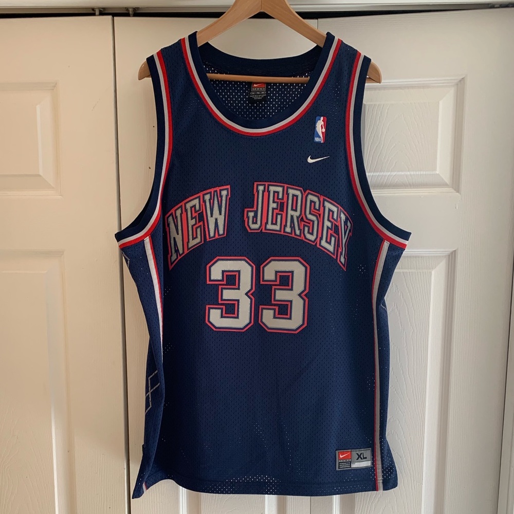 Vtg Stephon Marbury New Jersey Nets Swingman